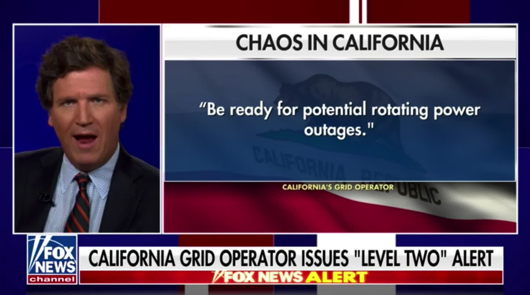 Tucker Carlson: "Our richest state is now our most dysfunctional state. You did that, Gavin Newsom."