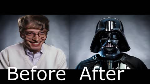 BILL GATES BEFORE AND AFTER