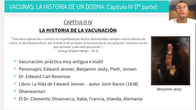 10° charla. "Vacunas, la Historia de un Dogma": Capítulo IV (1° parte), libro La Aguja Envenenada