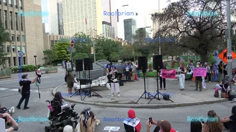 Arrest All Agents of Genocide - Toronto Sit-in at US Consulate (sound was perfect)
