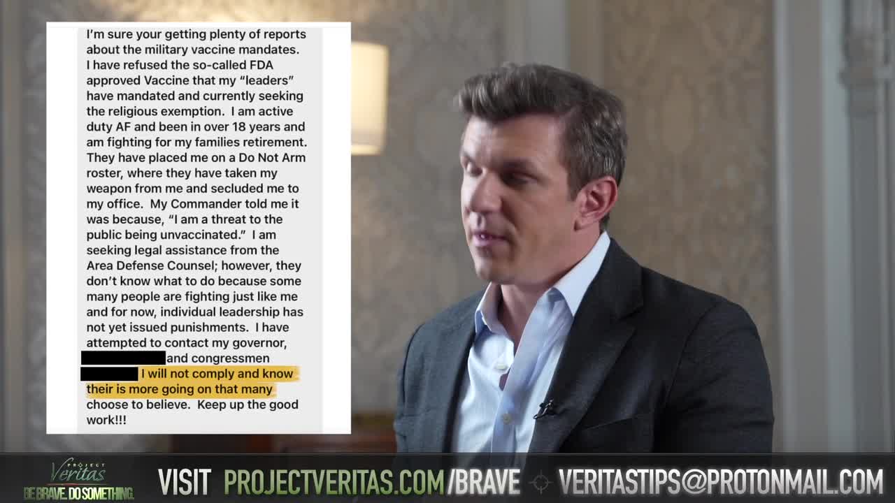 Project Veritas set to release BOMBSHELL whistleblower story about the COVID-19 vaccine.