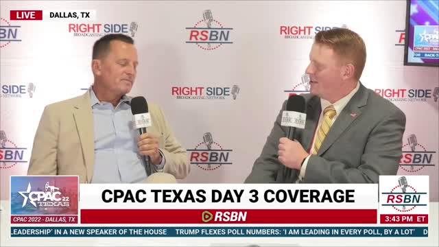 CPAC 2022 in Dallas, Tx | Ric Grenell Interview | Former Director, U.S National Intelligence 8/6/22