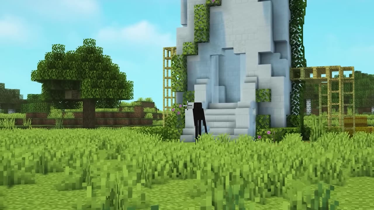 The Minecraft Monolith - What is this Enderman Building???