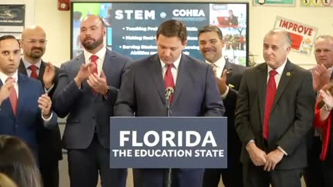 DeSantis says that Florida will be giving $1000 bonuses to law enforcement and firefighters