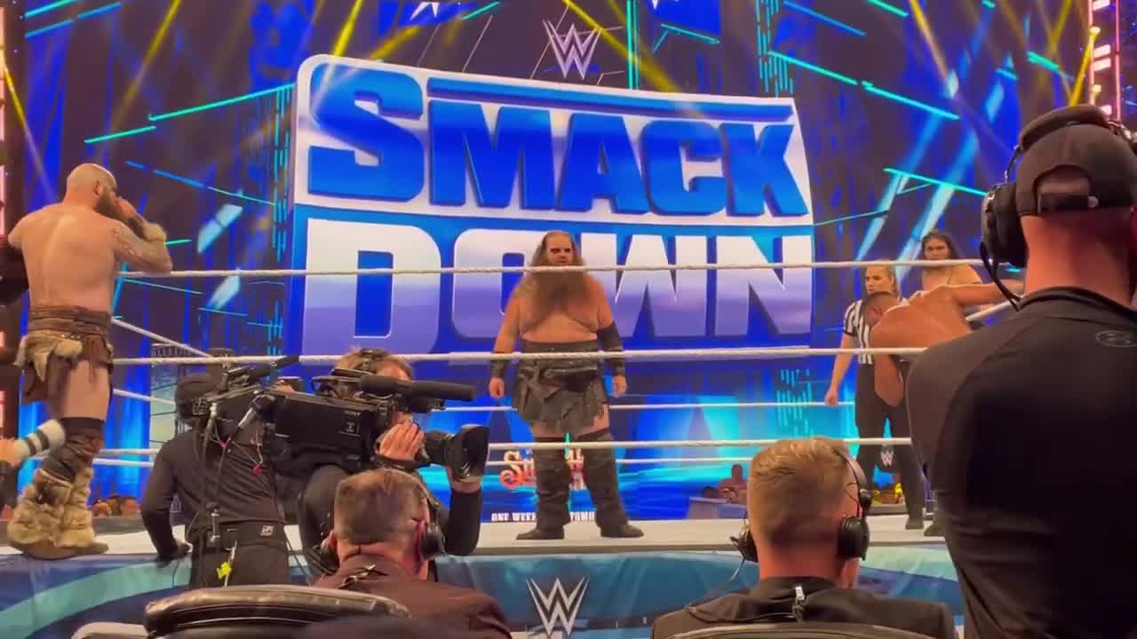 Shanky and Jinder Mahal vs The Viking Raiders - WWE Smackdown FULL MATCH