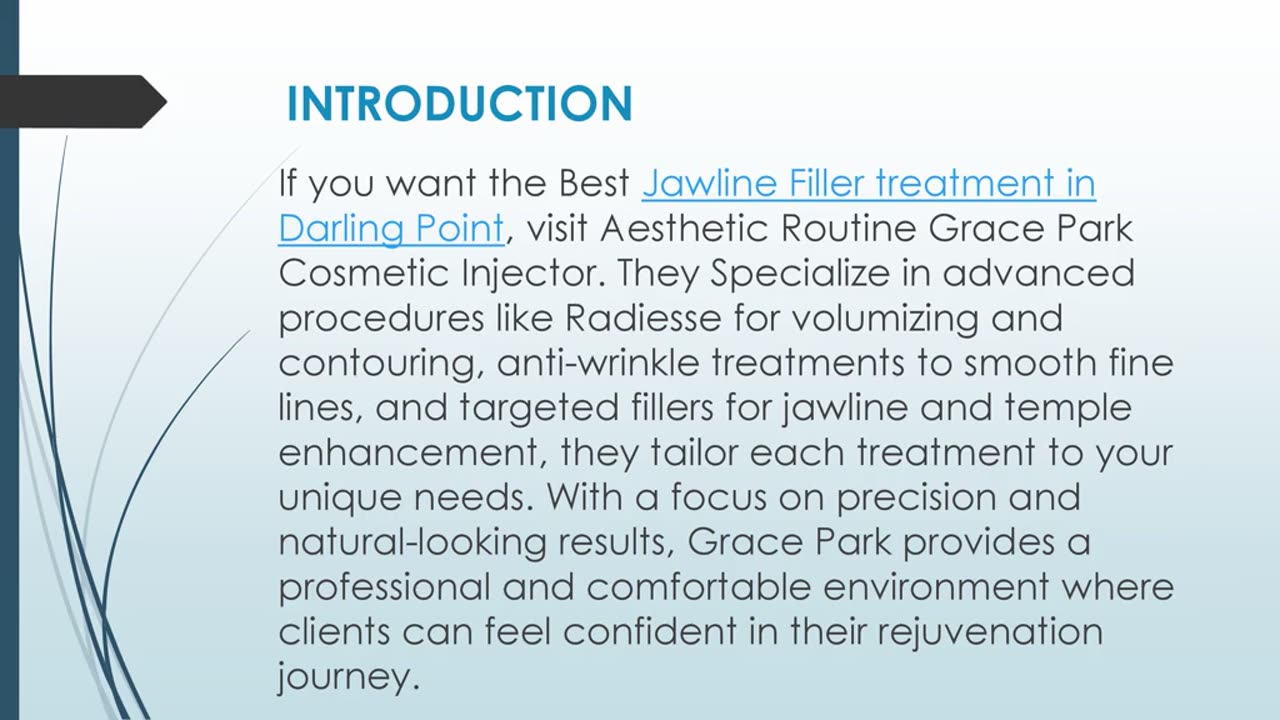 Best Jawline Filler treatment in Darling Point