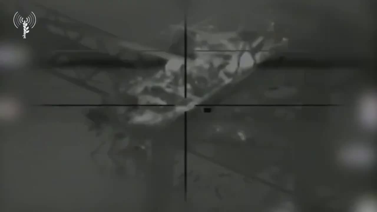 The Israeli Air Force releases footage showing yesterday's airstrike against the