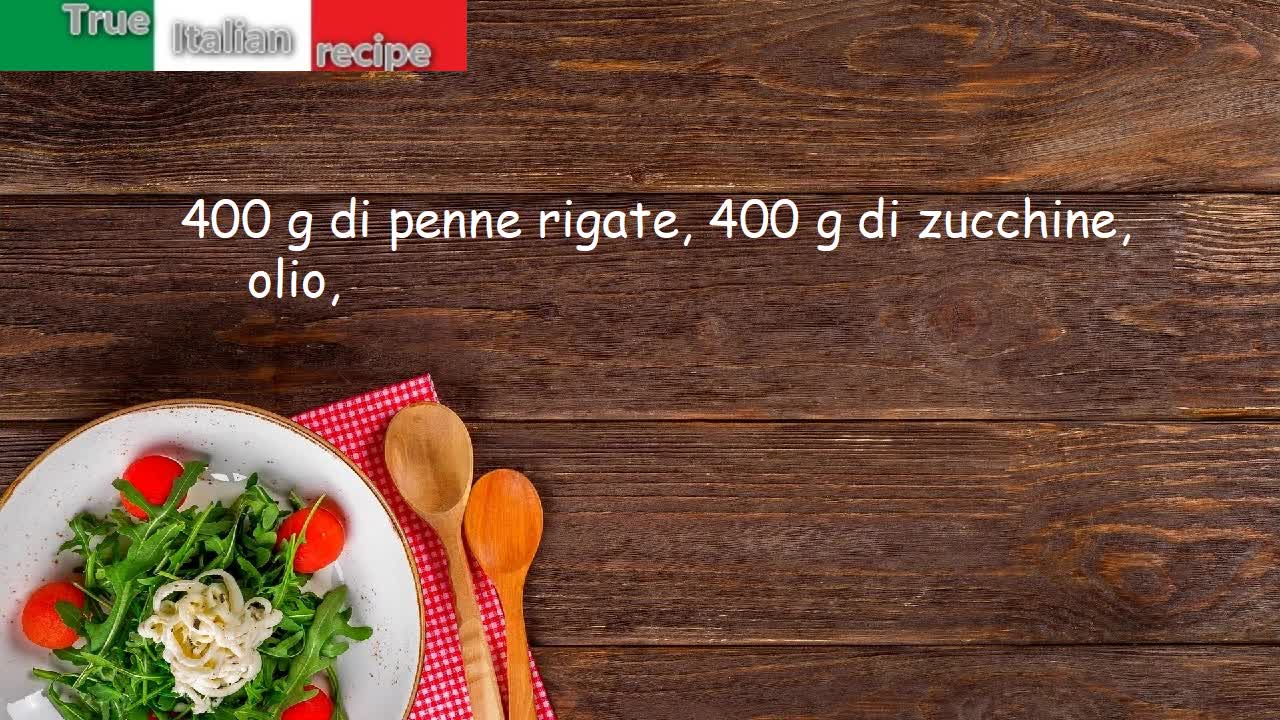 Penne alle zucchine