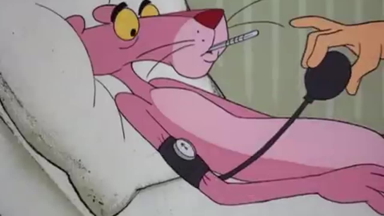 Pink panther as a patient