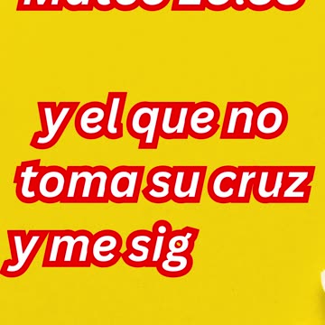 "Tomar la Cruz y Seguir a Jesús" Mateo 10:38.#shorts #short #youtubeshorts #ytshorts #ytshortsindia