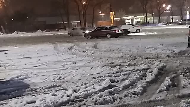 snow drift in Odessa