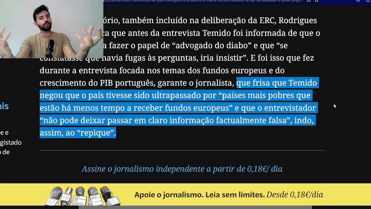 ESQUERDA CANCELA JOSÉ RODRIGUES DOS SANTOS. ACORDA PORTUGAL