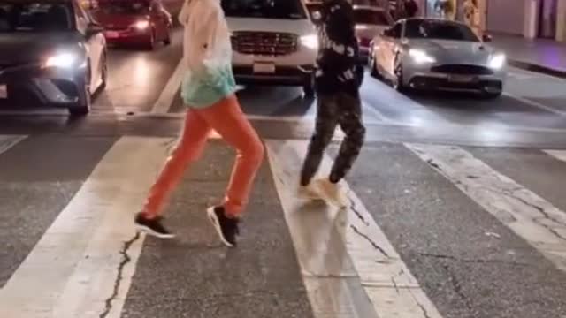 dancing in the street