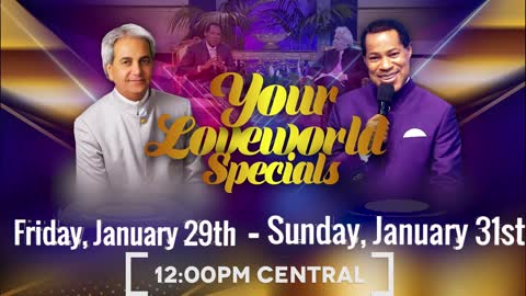 LIVE Your LoveWorld Specials with Pastor Chris & Pastor Benny | January 25 - 31, 2021