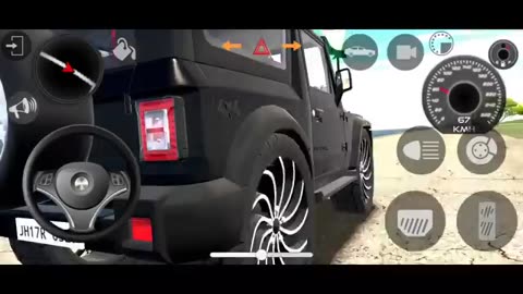 Dollar (Song) Modified Mahindra Black Thar👿 || Indian Cars Simulator 3D || Android Gameplay