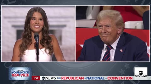Trump's reaction to his granddaughter Kai Trump On RNC Speech
