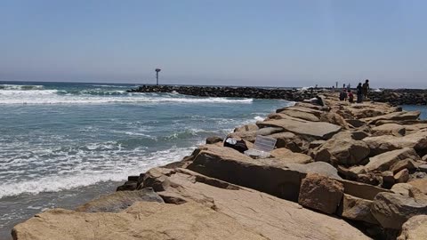 The Captain's View. Oceanside Harbor Beach, Oceanside, California. 07/06/24