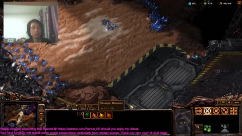 starcraft2 my 1st zvz on radhuset station roaches ravagers got beaten by mutalisks