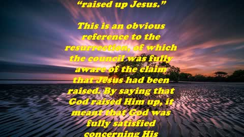 The Book of Acts 5:30 - Daily Bible Verse Commentary