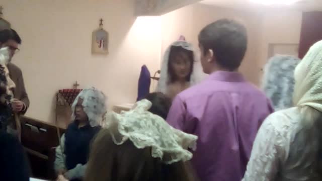 The beginning of the 2022 Palm Sunday Procession