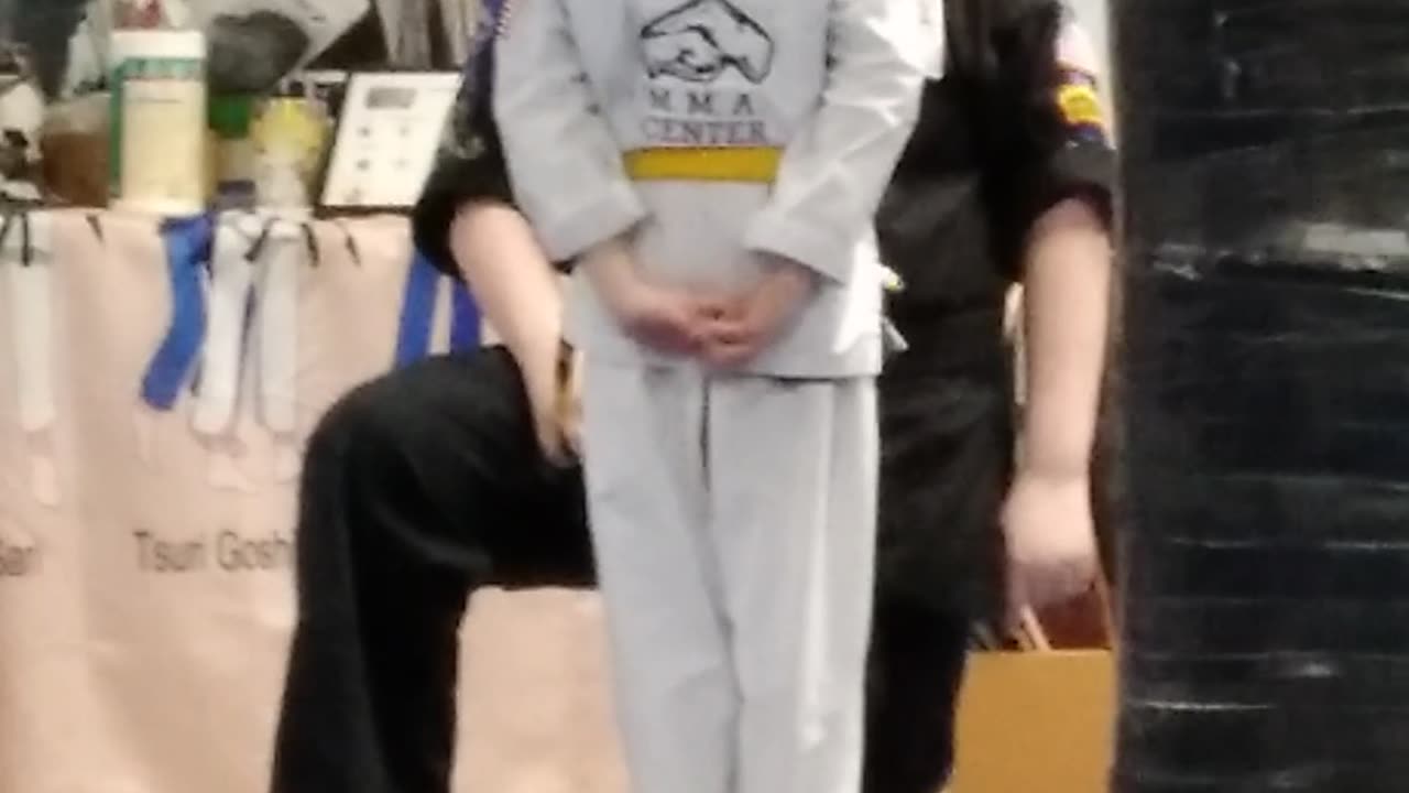 3rd stripe on yellow belt for matty / Matt Ahn Talk Show