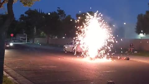 Fireworks🎇, #fire, cracking sound🔊#firecracker, #firework, #fun