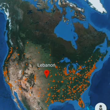 Finding the center of the United States... #geography #shorts