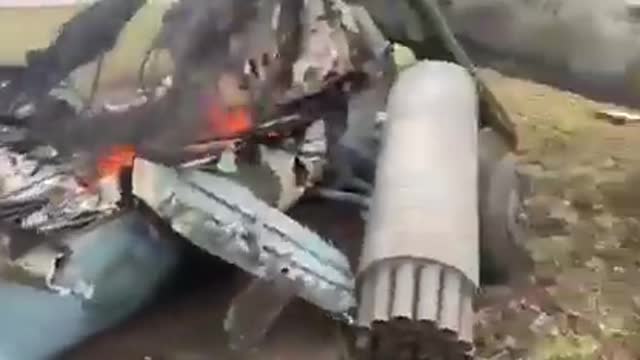 Russian Helicopter Down im Ukraine