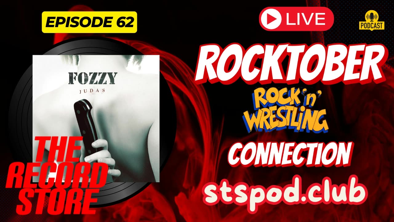 LIVE! The Record Store E:62: Fozzy: Judas, Episode 878