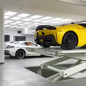 Amazing car garage ferrari