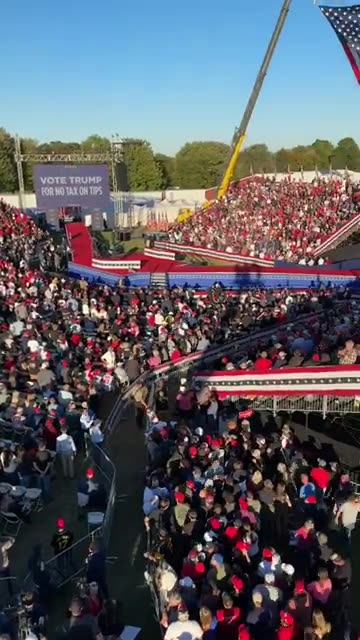 Incredible crowd at the rally in Pennsylvania