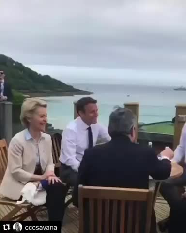 G7 no masks/social distancing