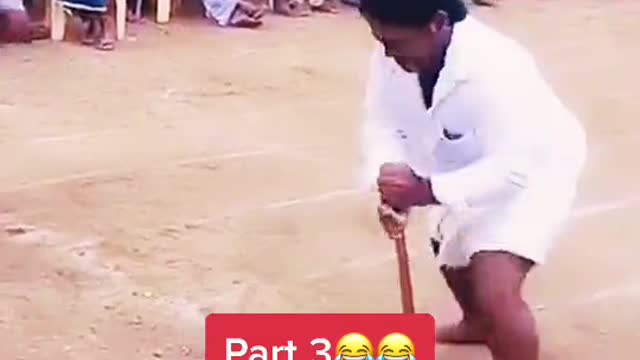 He could not run straight.