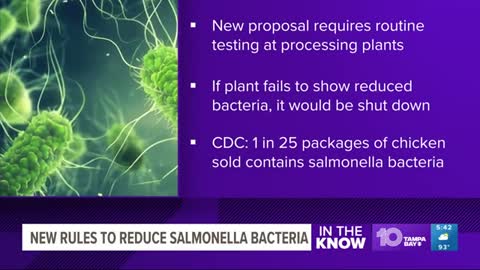 USDA getting tougher on salmonella in chicken products