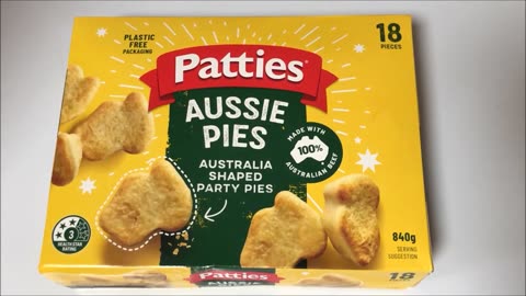 Patties Aussie Pies Packshot vs Product