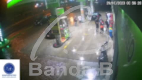 Vídeo mostra frentista mulher levando tapa na cara na Região Metropolitana de Curitiba