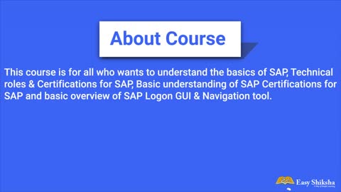 SAP For Beginners Tutorial