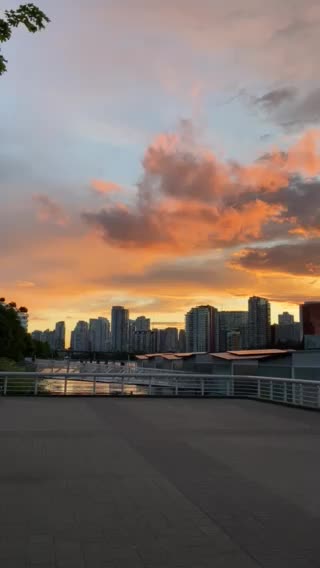 Beautiful Sunset - Science World Vancouver