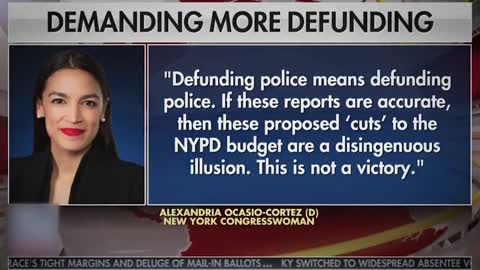 7 minutes of the left calling for Defunding the Police