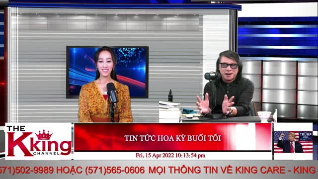 TIN TỨC HOA KỲ BUỔI TỐI - 04/15/2022 - The KING Channel