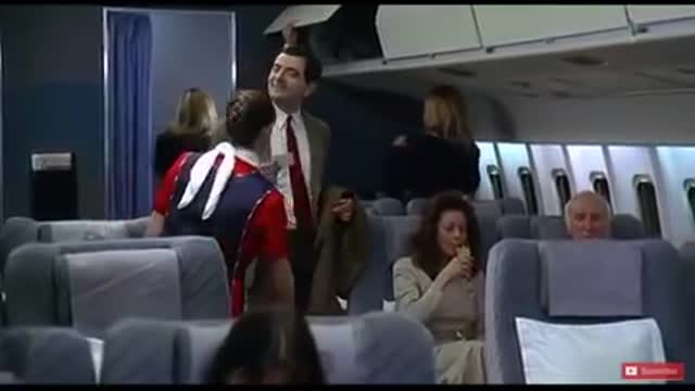 Mr. Bean Takes Photos On The Plane | Funny Clip 1 Minute