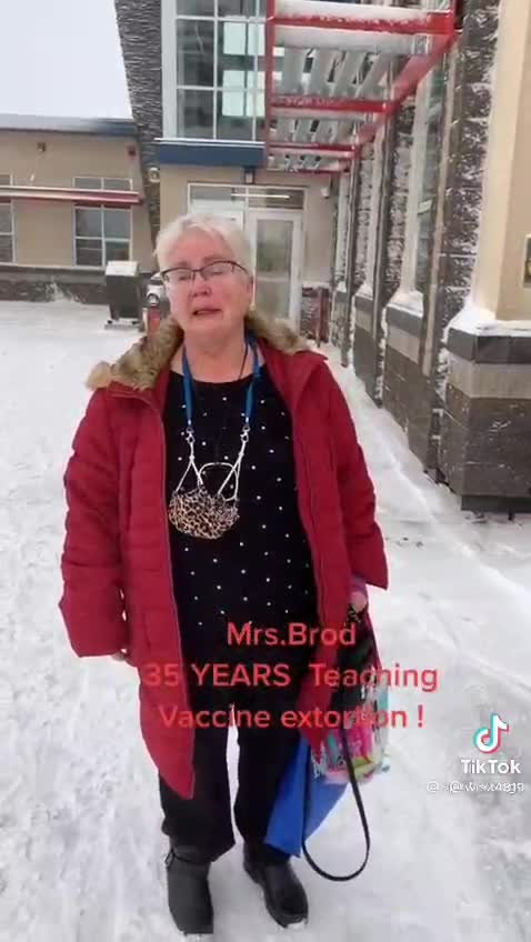 35 years of teaching, fired for not taking the vax