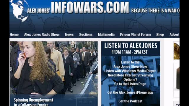 ALEX JONES SHOW FULL Episode Jan 10 2011 Monday Archive