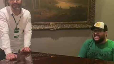 Palhinha do Canal Hipocritas durante o evento Desafora Brasil 🇧🇷