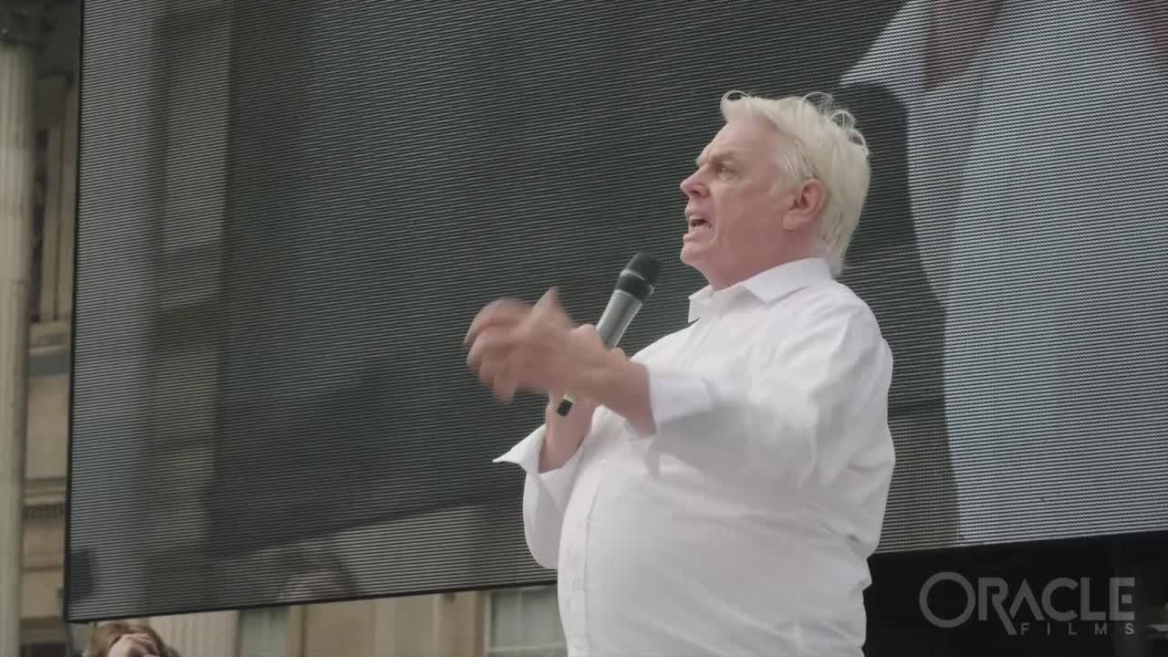 Powerful David Icke Speech At London Freedom Rally on 07/24/2021 in London.