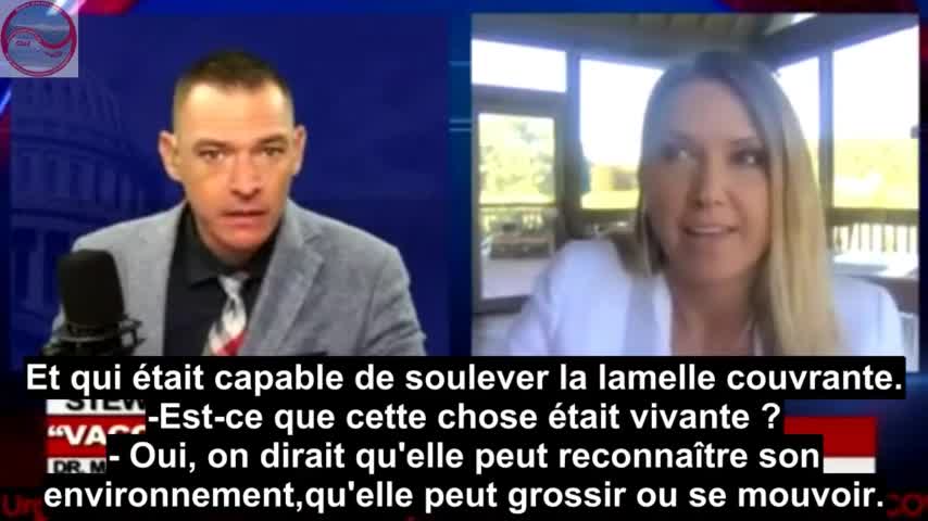 Dr. Carrie Madej . Etrange mini - créature dans une dose de vaccin Moderna