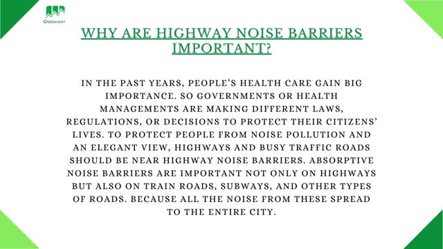 Importance of Absorptive noise barrier Manufacturer