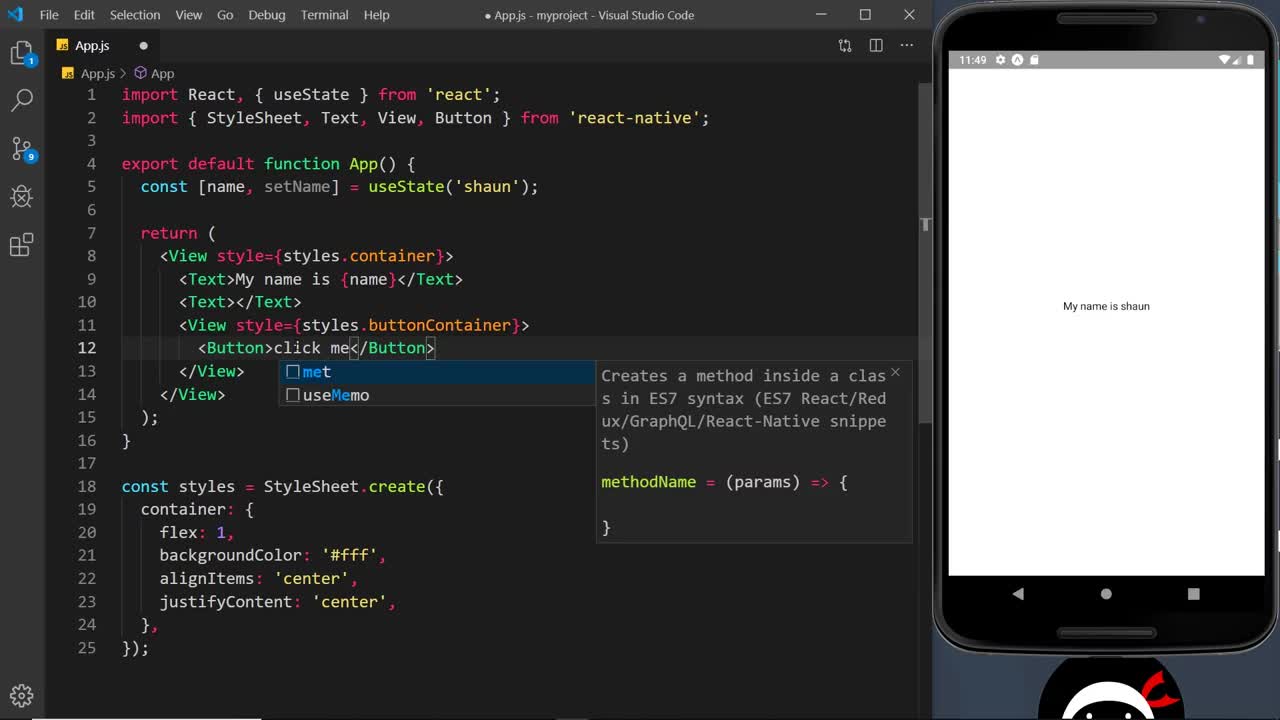 React Native Tutorial #4