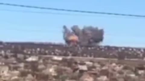 Video of attacks on the Kramatorsk airfield, , where the decision-making centre based
