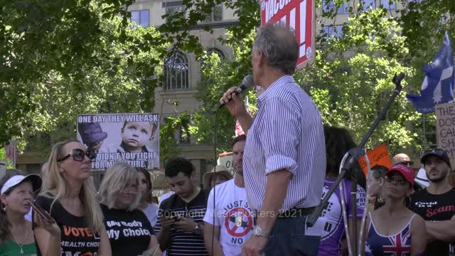 Dr Kevin Coleman - Millions March - Sydney - 20th February 2021